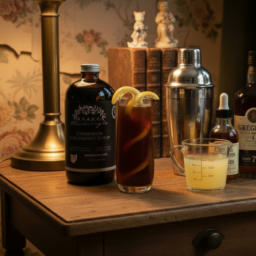 Elderberry Whiskey Sour – G.R.A.C.E. Elderberry Co.