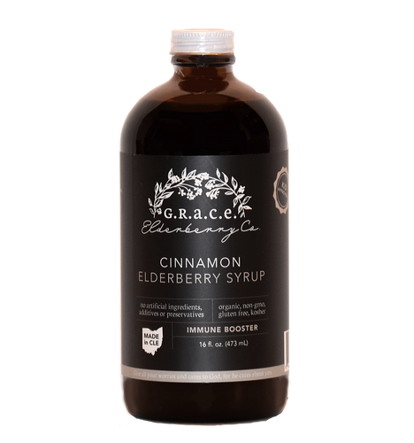 Cinnamon Elderberry Syrup