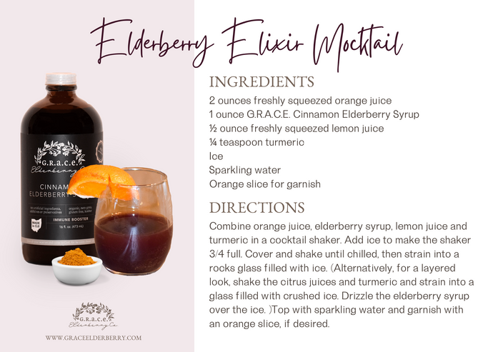 Elderberry Elixir Mocktail
