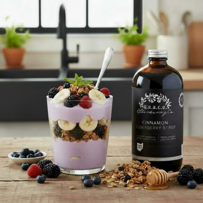 Elderberry Yogurt Parfait