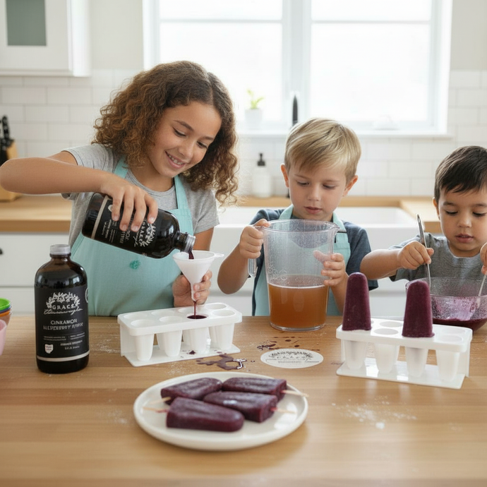 Elderberry Popsicles
