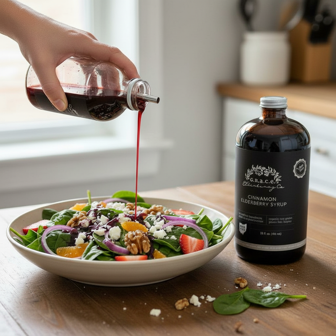 Elderberry Vinaigrette Salad Dressing