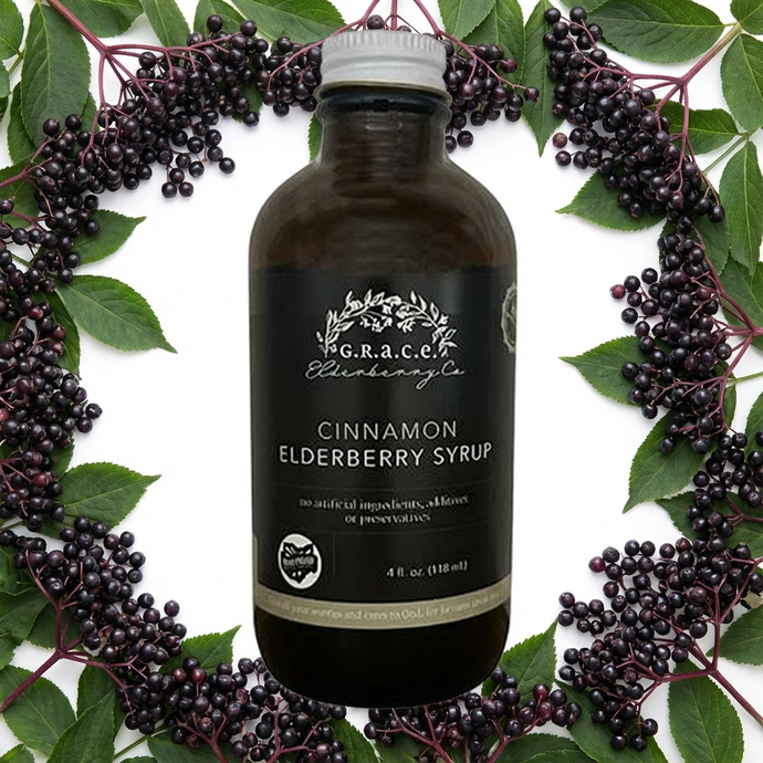 Cinnamon Elderberry Syrup