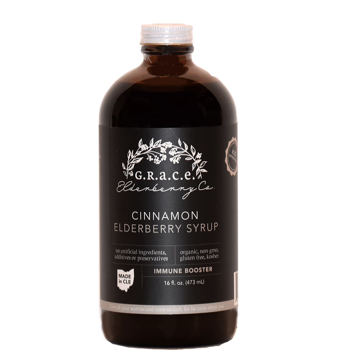 Cinnamon Elderberry Syrup G.R.A.C.E. Elderberry Co. LLC